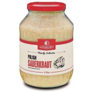 SAUERKRAUT POLISH SANDHURST 6X500GM