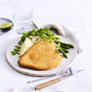 SCHNITZEL BREAST TRUCUT STEGGLES 200GM PC 5KG (L12)(P72)