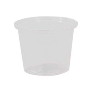 ROUND CONTAINER 1oz (30ML) 100PC (50 SLEEVES)  (L8)(P48)