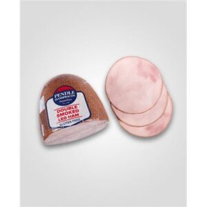 HAM DOUBLE SMOKE 1/2 NETTED PENDLE HAM (4) APPROX 4KG