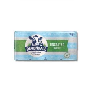 BUTTER UNSALTED DEVONDALE 1KG (10) #1002126