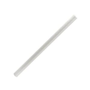 STRAWS JUMBO WHITE PAPER GREENMARK (2500)