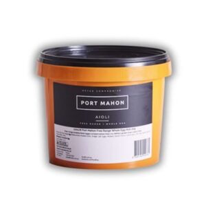 SAUCE AIOLI FREE RANGE PORT MAHON 1KG (6)