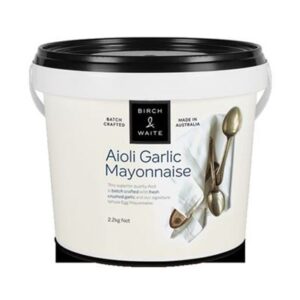 SAUCE AIOLI MAYONNAISE BIRCH & WAITE 2.2KG (3) (L12)(P72)