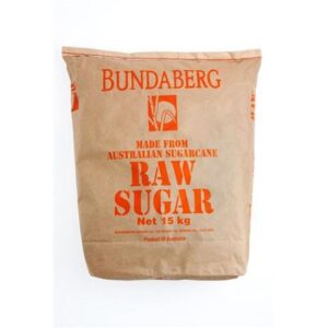 SUGAR RAW BUNDABERG 15KG
