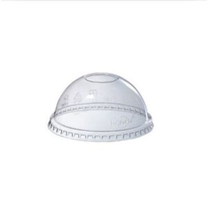 LID DOME PET 12OZ (TO SUIT 355ML TP12) 100PC (10SLV) (L8)(P48)