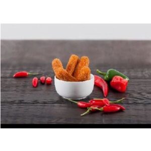 MOZZARELLA STICKS JALAPENO CRUMBED 2KG KEITH'S (80PC)