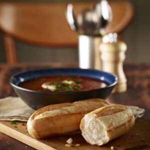 BREAD DINNER ROLL LONG WHITE SPEEDIBAKE 60GMx110