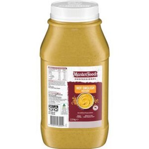 MUSTARD HOT ENGLISH MASTERFOODS 2.5KG (6)