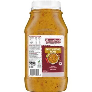 MUSTARD SWEET PICKLES MASTERFOODS 2.6KG (6)