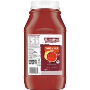 SAUCE SWEET & SOUR MASTERFOODS 2.7KG (6)