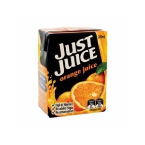 JUST JUICE ORANGE POPPER 24 x 200ML (L18)(P216)
