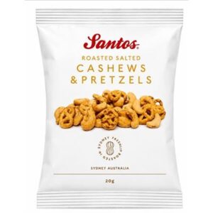 CASHEWS & PRETZELS 20G SANTOS