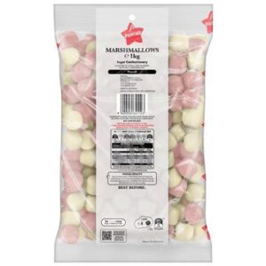 MIXED MARSHMALLOW 1KG (6) PASCALL