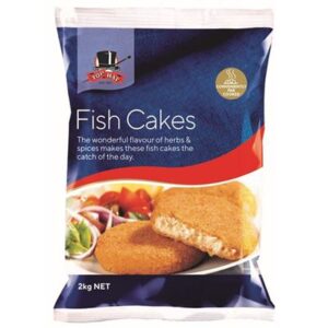 FISH CAKES TOP HAT 40X100GM (2X2KG)