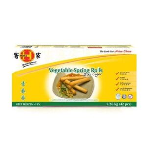 SPRING ROLLS VEGETABLE CIGAR HAKKA 42PCX30GM (8)