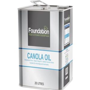 OIL CANOLA FOUNDATION 20LT SQUARE DRUM