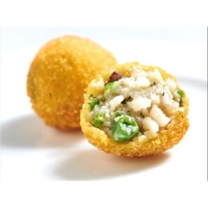 ARANCINI VEGETARIAN (MUSHROOM & PEAS) HERMANS (40x25GM) 1KG (5)