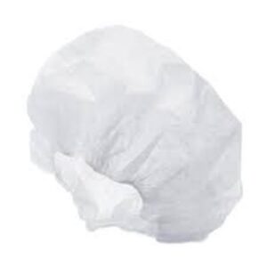 CRIMPED BERET HAIR NET WHITE (1000)