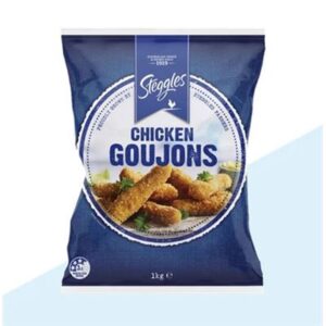 CHICKEN GOUJONS STEGGLES 1KG (6)  (L12)(P72)