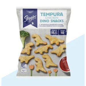 NUGGETS DINO SNACKS STEGGLES 1KG (6)  (L12)(P72)