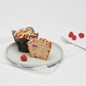 MUFFIN RASPBERRY WHITE CHOCOLATE UNWRAPPED MAMA KAZ 6PK (6)