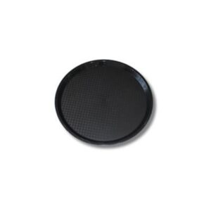 TRAY ROUND BLACK BAR D365XH21MM