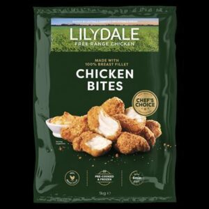 CHICKEN BITES FREE RANGE LILYDALE 1KG (6) (L12)(P72)