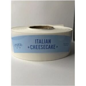 ENZOS ITALIAN CHEESECAKE DESSERT STICKER ROLL (834)