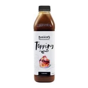 CARAMEL TOPPING BARKERS  1.25KG (6)