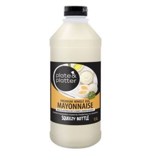 MAYONNAISE W/EGG SQUEEZE 1.1L (6)  PLATE AND PLATTER PREMIUM