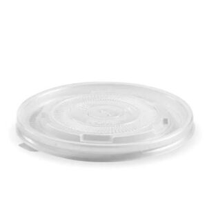 SOL BOWL LID PP BIO BOWL FLAT -CLEAR 12-32OZ (1000)430-950ML
