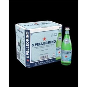SAN PEL SPARKLING WATER GLASS 12 X 750ML (L16) (P48)