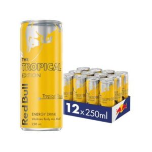 DRINK RED BULL TROPICAL CAN 12X250ML