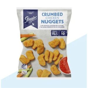 NUGGETS CRUMBED STEGGLES 1KG (6)  (L12)(P72)
