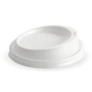 SOL BOWL -LIDS COFFEE LARGE 90MM WHITE  BIOCUP  (1000)