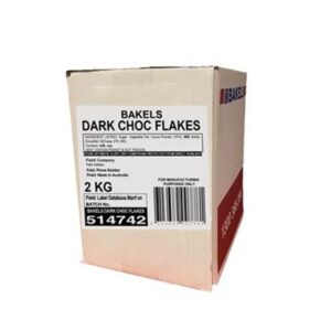 CHOC FLAKES DARK BAKELS 2KG