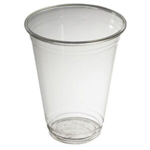 CUP PLASTIC RECYCLED RPET CLEAR 16OZ (455ML) 50PC (20)