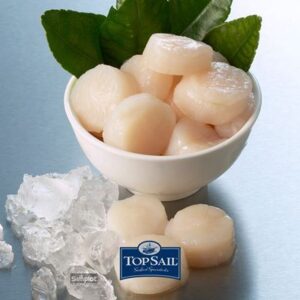 SEAFOOD SCALLOPS R/OFF 10/20 TOPSAIL 1KG (10)  (I)