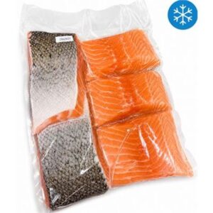 SKIN ON SALMON PORTION 200G X 5 RW (SOLD BY 5 KG CARTON)