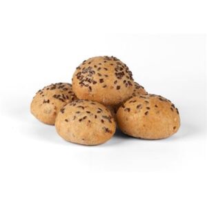 BREAD SOY AND LINSEED ROUND ROLL LAURENT  32g-38g (90PC) #BWR1177
