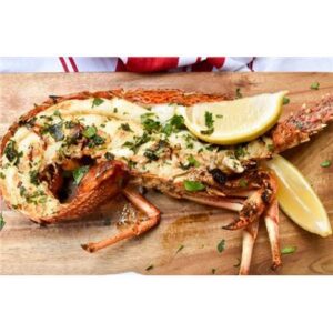 LOBSTERS WA COOKED FRESH 1/2 CUT 300-400G (A)