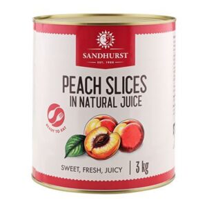 PEACH SLICES IN NATURAL JUICE SANDHURST 3.0KG A10 (3)
