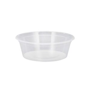 ROUND CONTAINER PP M/WCLEAR (250ML) 500 PC (10)