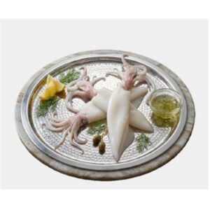 WHOLE CLEANED SQUID 11/15 SEA EAGLE IQF 1KG (10)