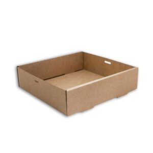SMALL KRAFT TRAY CATERING BOX (100)