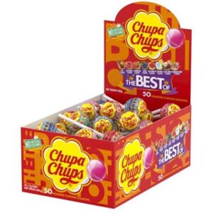 CHUPA CHUPS BEST OF LOLLIPOPS BOX (50) (12)