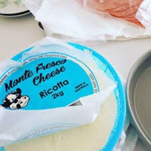 RICOTTA CHEESE BULK FRESH MONTE FRESCO 2X5KG