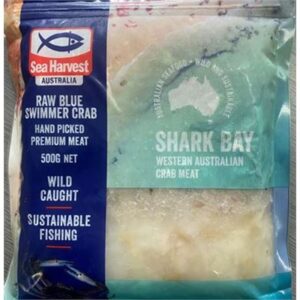 BLUESWIMMER CRAB MEAT LOCAL WA RAW 500G EA (A) (10)