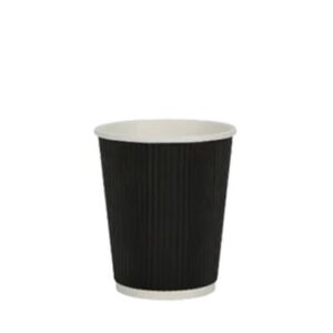 CUP PAPER 8OZ (236ML) TRIPLE WALL BLACK 25 PC (20 SL)